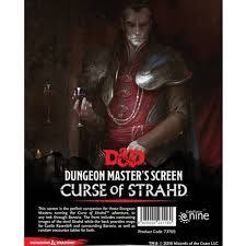Dungeons & dragons Dungeon Master's Screen Curse of Strahd